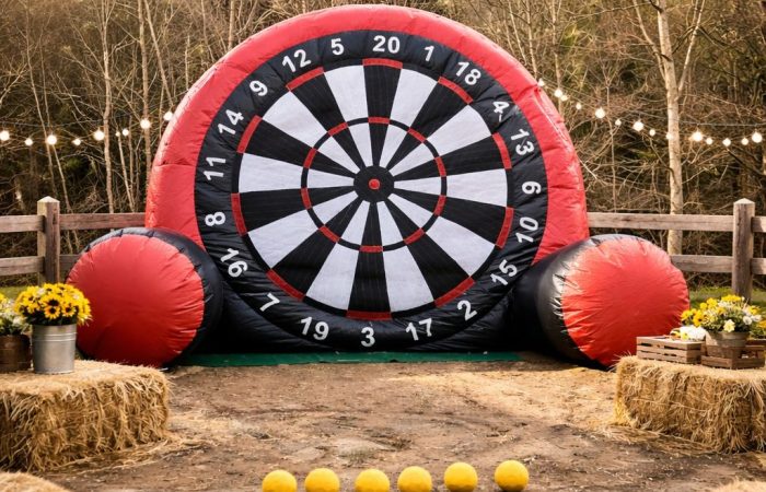 Aufblasbare Fußball-Dart-Scheibe