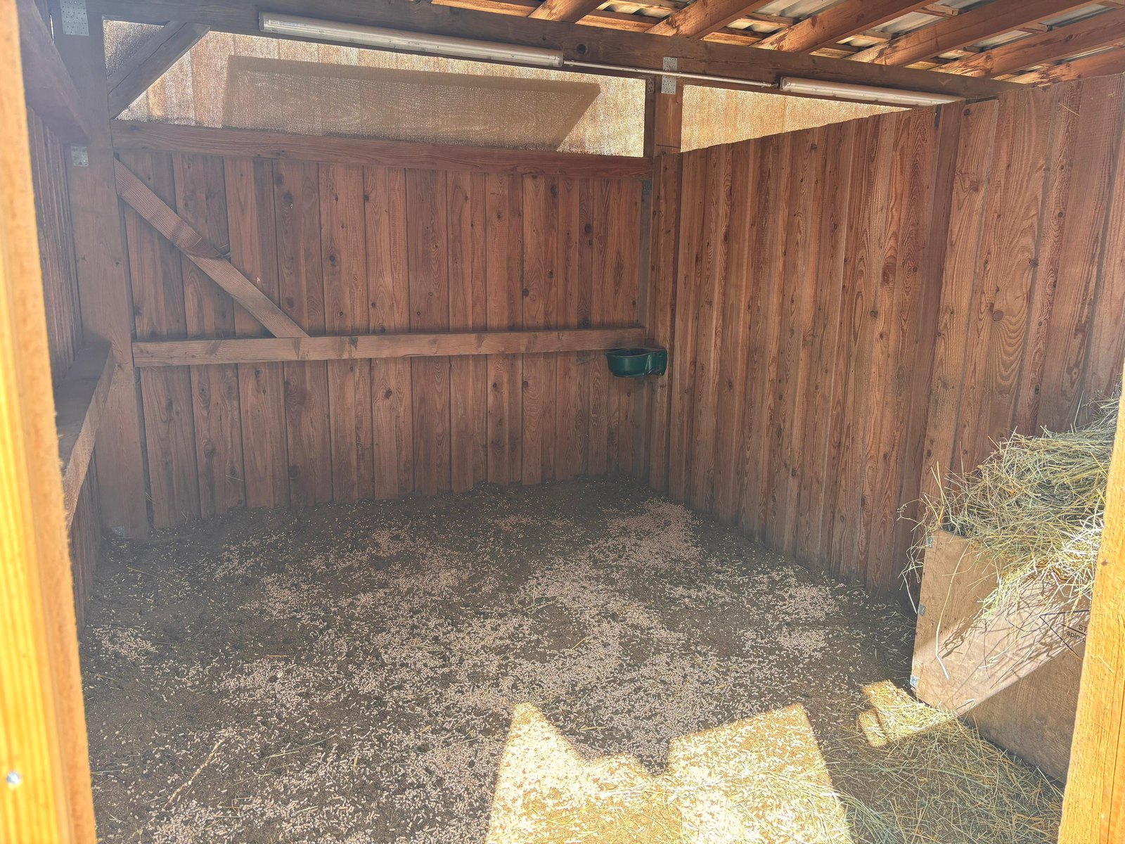 Blick in eine Gastbox